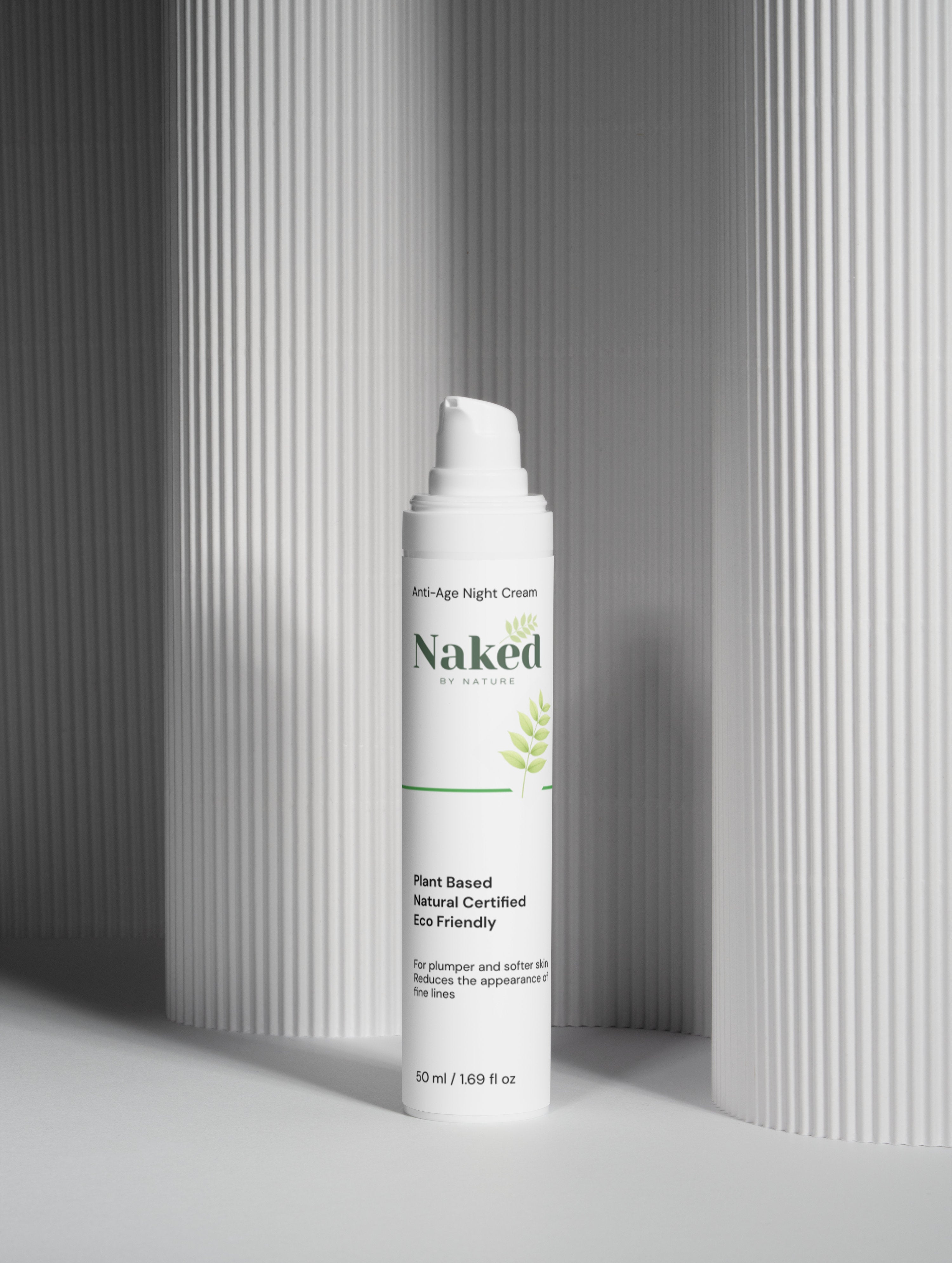 Anti-Age Night Cream, plant-based, natural certified, eco-friendly skincare for plumper, softer skin